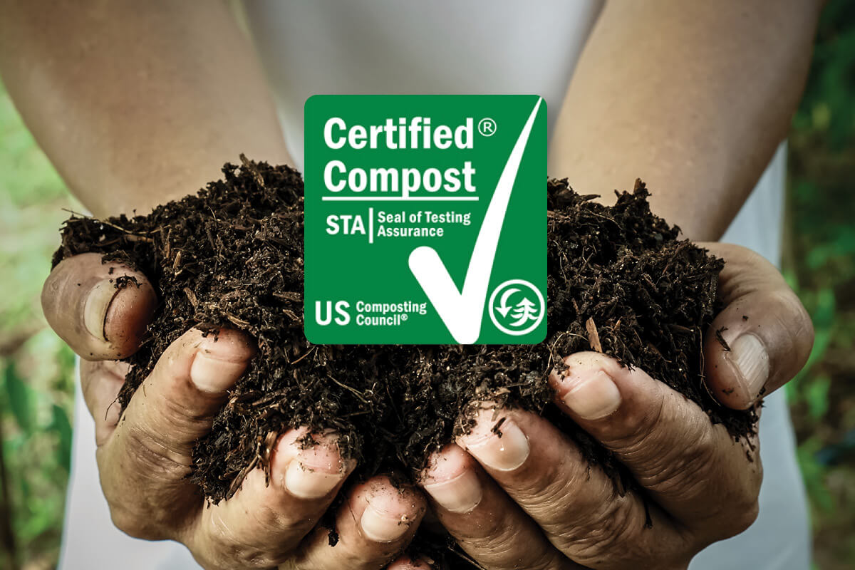 Certified Compost from the Organics Recycling Facility